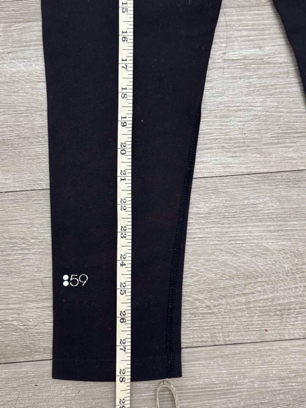 Splits59 Cropped Leggings Black High Rise Capri Yoga Pants Small - Picture 4 of 6